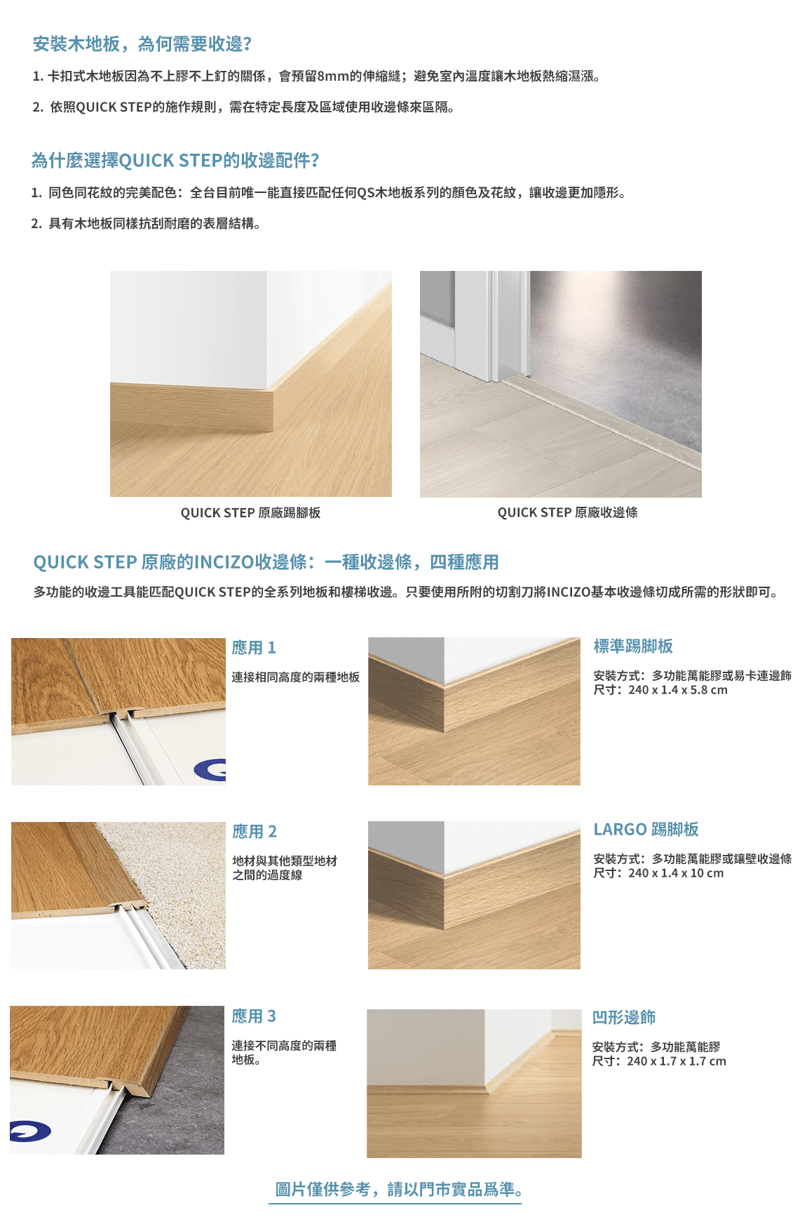 四合一收邊條&原廠踢腳板